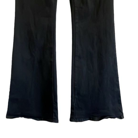 Universal Standard High Rise Flare Sava Jeans Women’s Size 6 Tall Stretch Black - Picture 4 of 10